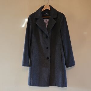 Calvin Klein Women's Charcoal Pea Coat